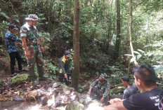 TMMD Kodim 0422/LB Tinjau Titik Nol Sumber Air Bersih Pekon Sri Menanti