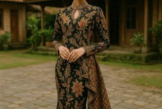 12 Inspirasi Model Batik Modern  untuk Kondangan di Kampung