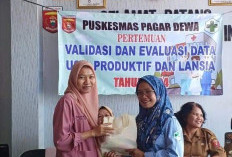 Puskesmas Pagardewa Rapat Validasi dan   Evaluasi Data Usia Produktif - Lansia