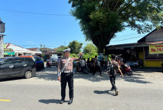 Satlantas Polres Pesisir Barat Lakukan Pengamanan Siang di SMPN 1 Krui