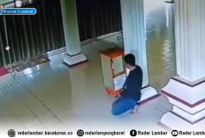 Aksi Pencurian Kotak Amal di Padang Cahya Terekam CCTV, Pelaku Masih Buron