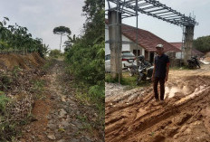 Mengalami Kerusakan,  Jalan Menuju SMKN 1 Batuketulis   Butuh Pembangunan