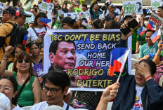 Ribuan Pendukung Rodrigo Duterte Gelar Aksi Protes untuk Tuntut Pembebasan