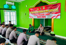 Binrohtal Polres Pesbar  Perkuat Mental Personel