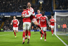 Menang Dramatis di Stamford Bridge,  Arsenal Dekati Tiket Final Piala Carabao