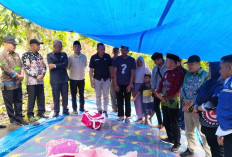 Aleg Dapil I dan Dinsos Bantu Korban Kebakaran 