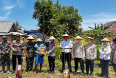 Dukung Ketahanan Pangan,  Polres Pesbar Tanam  Jagung Serentak di Ngaras