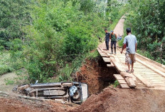 Lakalantas di Jembatan Kali Diyeng, Toyota Innova Terperosok ke Sungai 