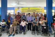 Berikan Bantuan untuk  Penyandang Disabilitas, Dinsos Lampung Adakan  Kegiatan UPSK di Pesbar