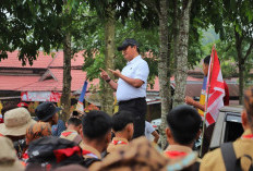 150 Anggota Pramuka Lampung Barat Ikuti Kegiatan Lintas Bakti Liwa-Krui 