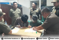 Mabuk Tuak di Komplek Perkantoran Pemkab Lambar, 2 Remaja Diamankan Satpol PP