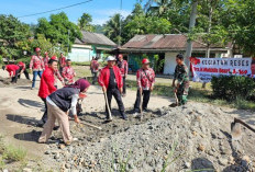 Mukhlis Basri Bersama Warga Perbaiki Jalan Rusak di BNS