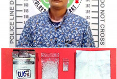 Bawa Sabu-sabu,  Warga Bandar Lampung Diringkus Sat Resnarkoba Polres Pesisir Barat