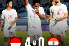 Timnas U-20 Indonesia Kalahkan India 4-0 di Laga Terakhir Mandiri U-20 Challenge Series 2025