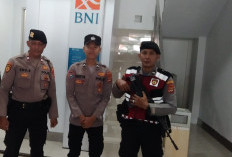 Antisipasi Kejahatan Jelang Idul Fitri, Polres Pesbar Perketat Pengamanan Bank