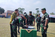 Kegiatan TMMD Ke-120 Kodim 0422 Di Air Hitam di Tutup Oleh Kasrem 043/Gatam