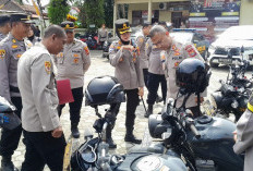 Polres dan Polda Lampung  Cek Senjata Api–Randis