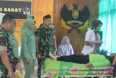 Kodim 0422 Rayakan HUT TNI  Dengan Cek Kesehatan Gratis 