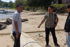 Soal Kayu Gelondongan, Polisi Menduga Berasal  dari Tongkang Terdampar