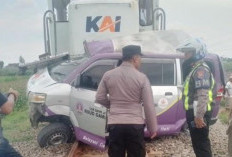 Kecelakaan Maut Ambulans Tabrak Kereta Matarmaja di Kediri, Sopir Tewas