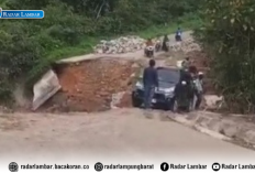 Jalan Amblas Seranggas Hanya untuk Motor, Polisi Sesalkan Mobil Nekat Melintas