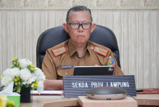 Pemerintah Provinsi Lampung Mengikuti Apel Siaga Pengamanan Pasokan dan Harga Pangan Jelang Idul Fitri 2024