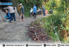Jalan Utama Gunungsugih Terancam Putus, PUPR: Dana Desa Bisa untuk Tanggap Darurat 