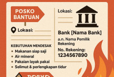 Masyarakat Dirikan Posko Bantuan Korban Kebakaran