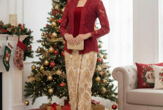 Kebaya Brokat Elegan untuk Natal,  Tampil Maksimal!