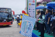 Polda Lampung Lepas 800 Pemudik Program Mudik Gratis Klik Indomaret