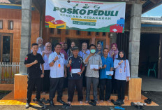 PRI Batubrak Salurkan Bantuan Korban Kebakaran Sukabumi