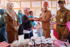 Pekon Sediakan Asupan Makanan Tambahan di Posyandu 