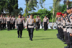 4 Personel Polri-Linmas Jaga di TPS Sangat Rawan