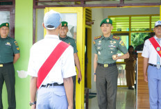 Dandim 0422 Lambar Tunjukkan Teladan   Patriotisme kepada Siswa SMAN 1 Liwa