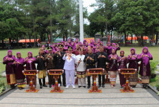 Memeriahkan HUT ke-33, TP PKK Tampilkan Musik Tradisional Gamolan Pekhing 