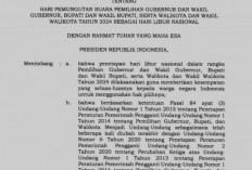 Keppres Terbaru: 27 November 2024 Ditetapkan sebagai Libur Nasional Pilkada