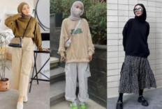 10 Gaya OOTD Sweater Hijab yang Stylish dan Trendi