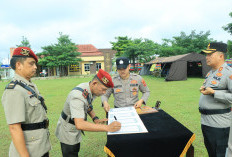 Kapolres Tubaba Pimpin Sertijab  Kasatreskrim dan Pelantikan Kabagren