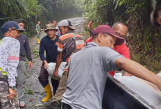 Aleg Dapil I Ini Turun Bersama Aparat dan Warga Tangani Jalan Amblas Penghubung Way Rubok – SMPN 2 Liwa