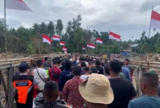 Jembatan Teupin Reudeup  Kembali Terhubung, Doa dan Merah Putih  Warnai Pemulihan Aceh Utara