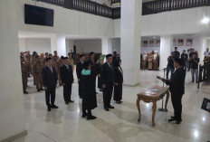Dedi Irawan Lantik  Tujuh Pejabat Eselon II, Enam Hasil Seleksi Terbuka