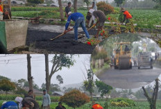 Aspal Dihampar Saat Hujan, Dinas BMBK Abaikan Kualitas Proyek Patching Jalan Radin Intan 