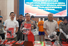 Polda Lampung Bongkar Industri Senpi Rakitan  Amunisi Dijual via Shopee!