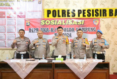 Polres Terima Kunjungan  Tim Polda Lampung