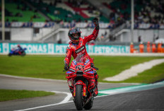 Bagnaia Kuasai Sprint MotoGP Malaysia 2025, Ducati Dominan di Sepang