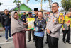 Pasar Murah Polres Lambar Diserbu Warga, Beras 2 Ton Ludes 