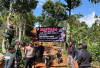 Polres Lampung Barat dan Stakeholder Pasang Imbauan dan Kamera Trap di Area Jelajah Harimau