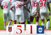 Malut United Gilas PSIS 5-1 Meski Bermain dengan 10 Pemain