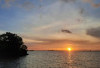 Menyapa Senja di Pantai Melawai